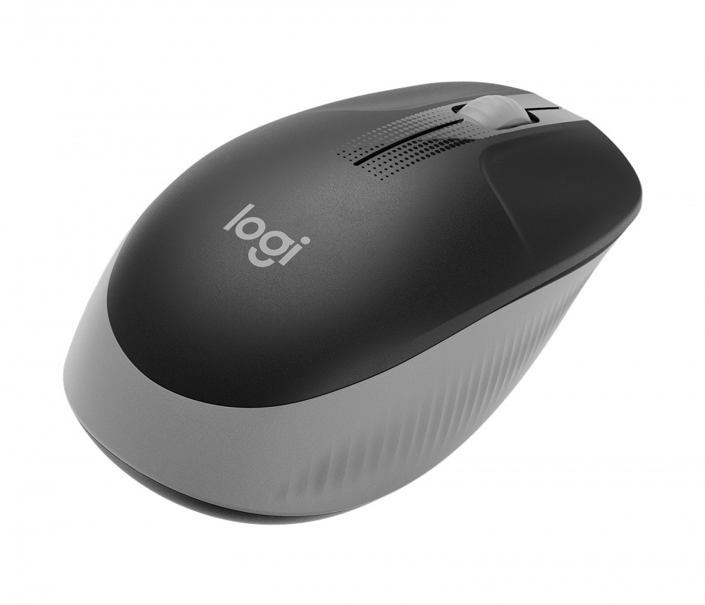 Mouse Logitech &Oacute;ptico Logitech M190, RF Inal&aacute;mbrico, 1000DPI, Gris image number null
