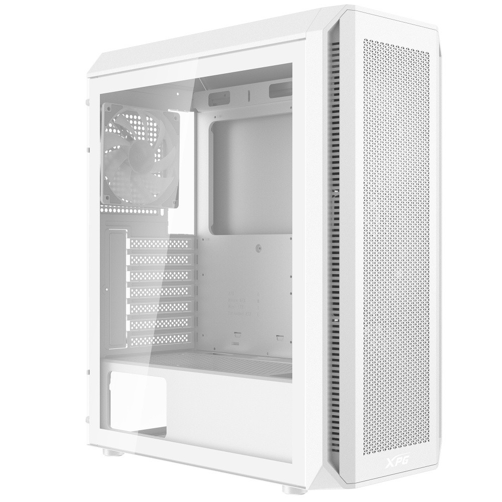 Gabinete Adata VALOR AIR PLUS, Midi-Tower, ATX/Micro-ATX/Mini-ITX, sin Fuente, 4 Ventiladores Instalados, Blanco image number null