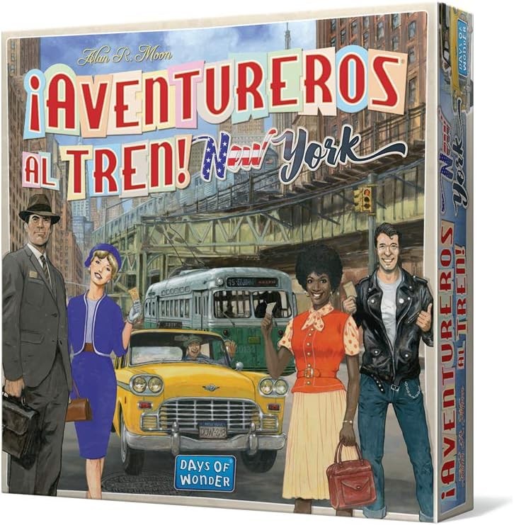 &iexcl;Aventureros al Tren! Nueva York en la d&eacute;cada de 1960 Espa&ntilde;ol Juego de 2 a 4 Jugadores image number null