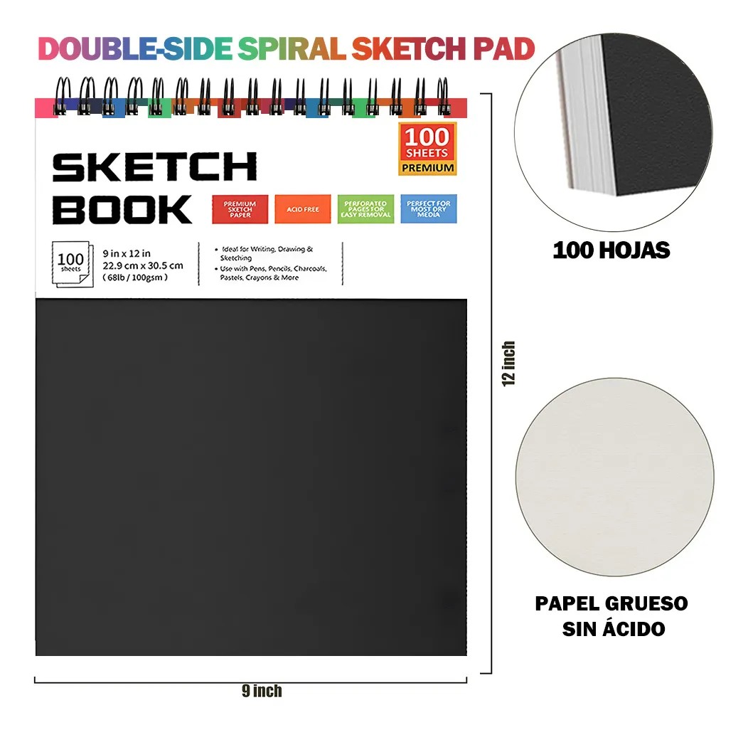 Cuaderno A4 De Boceto Y Dibujo image number null