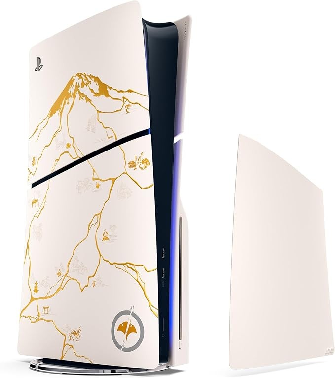 PlayStation 5 Console &ndash; Ghost of Yōtei Gold Limited Edition Bundle (slim) image number null