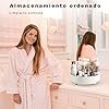 A VIDA4U Organizador de Maquillaje Giratorio 360 &deg;, Vitrinas Giratorias para el Cuidado de la Piel y Cosm&eacute;ticos, y Soporte para Perfumes, Gran Caja de Almacenamiento para Ba&ntilde;o y Dormitorio. image number null