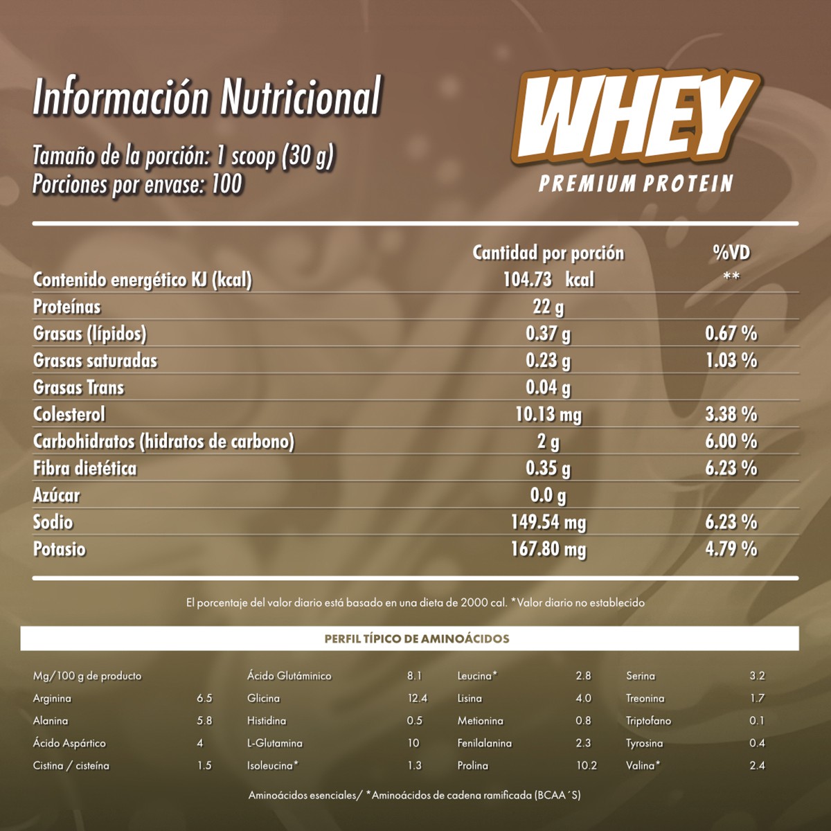 Prote&iacute;na Whey Madness 3Kilos Suplemento Deportivo premium image number null