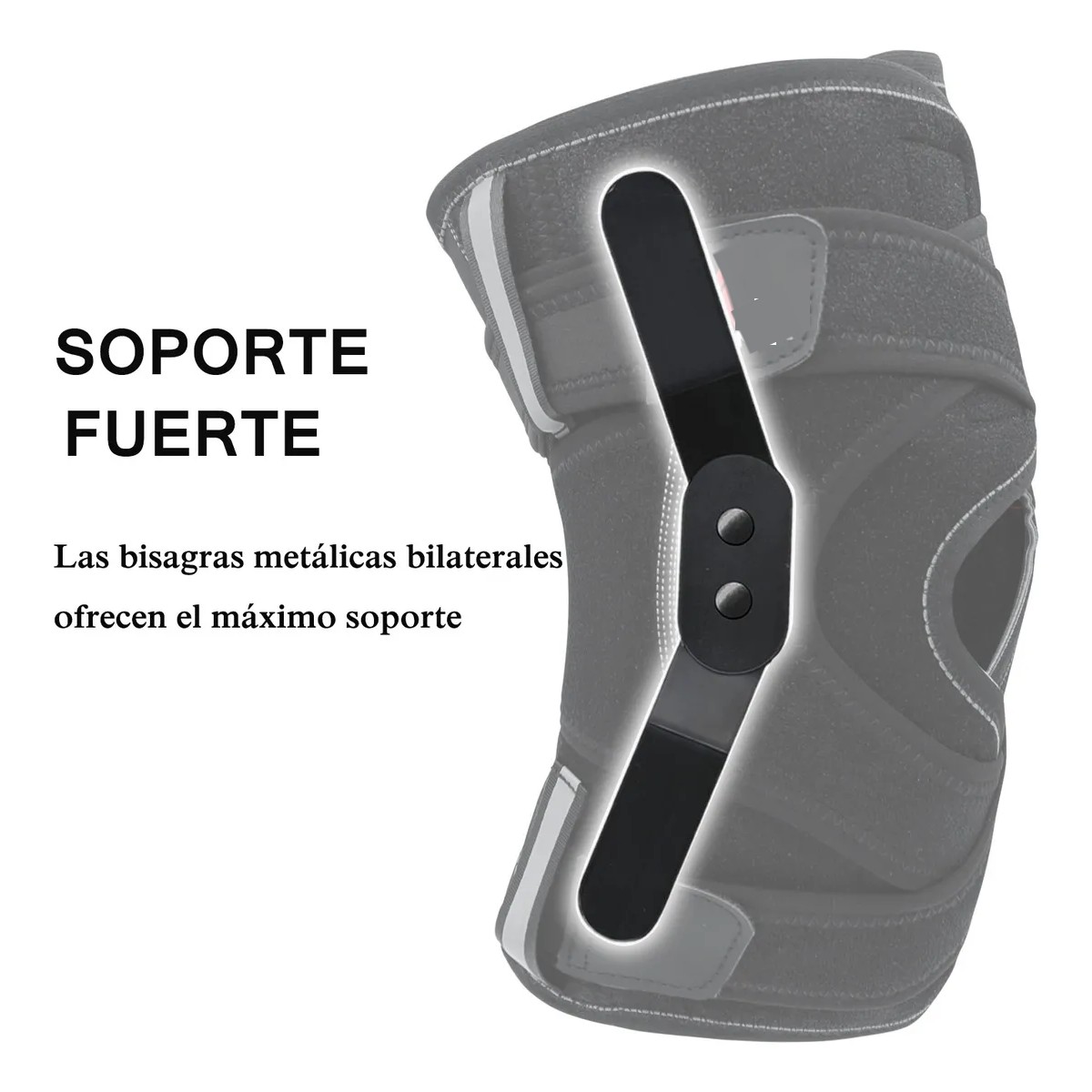 Rodillera Lateral+gel R&oacute;tula | Soporte Intenso + Recuperaci&oacute;n Talla: L image number null