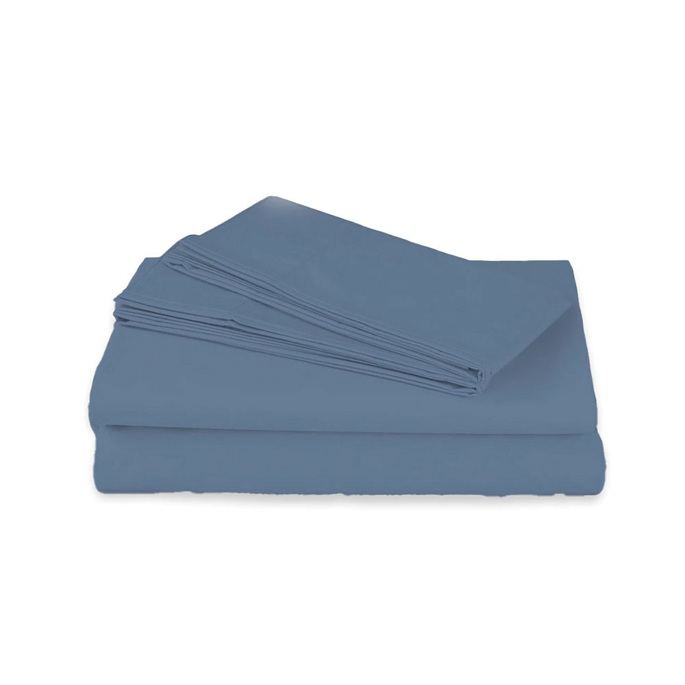 S&aacute;banas King Size Spring Air Basic Azul Acero + 2 Almohadas Spring Air Osos image number null