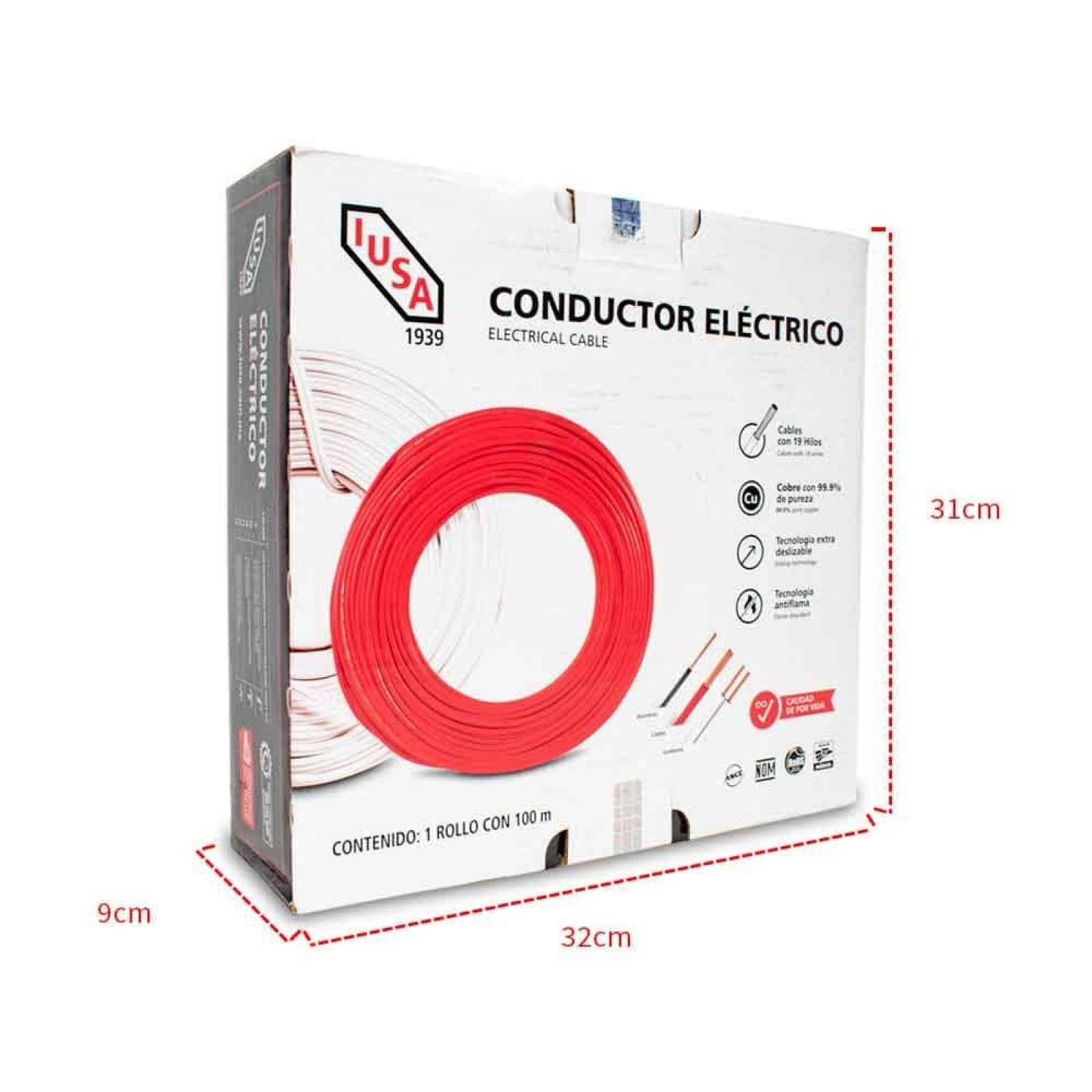 Cable THW-LS/THHW-LS CE RoHS 8 AWG en caja color verde image number null