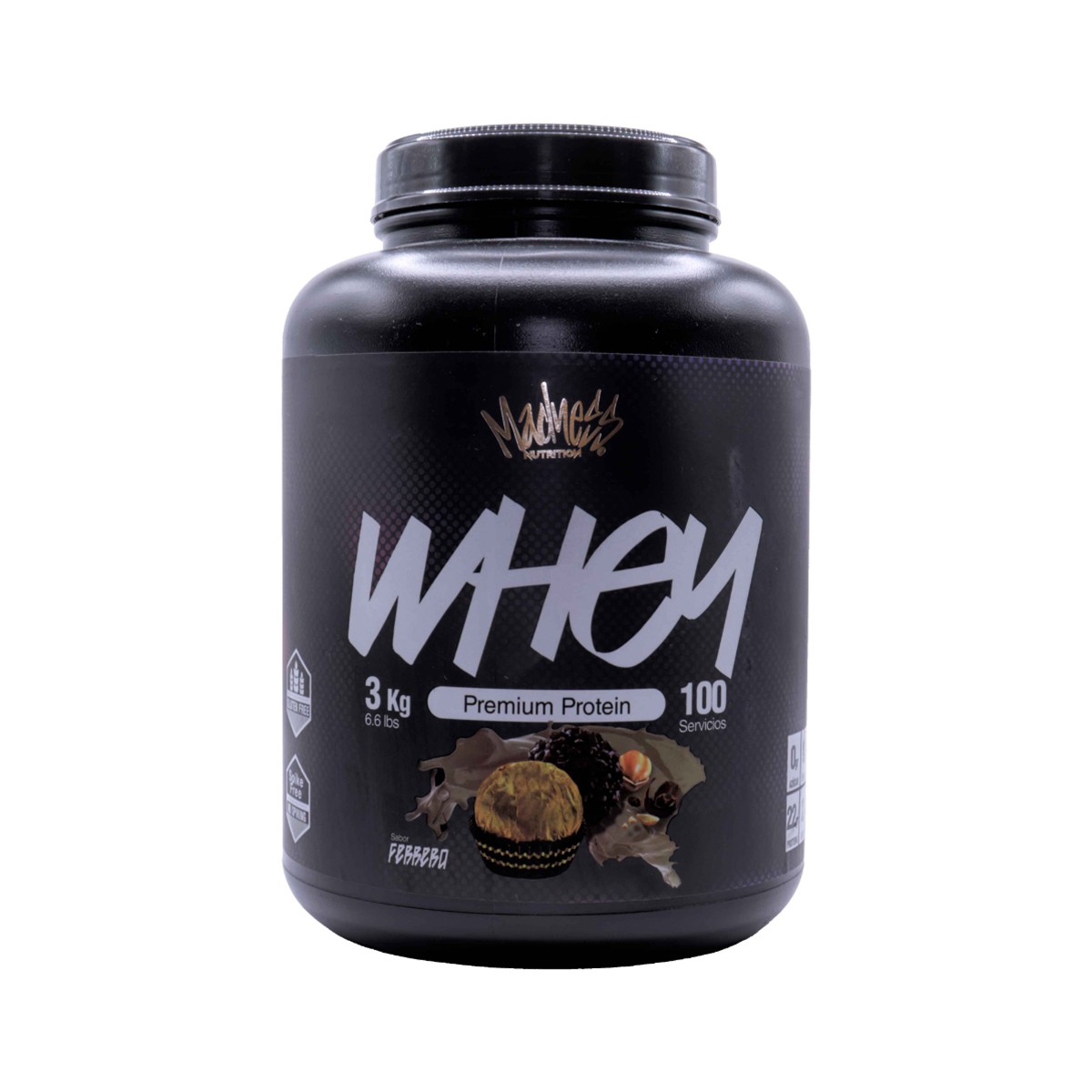 Prote&iacute;na Whey Madness 3Kilos Suplemento Deportivo premium image number null