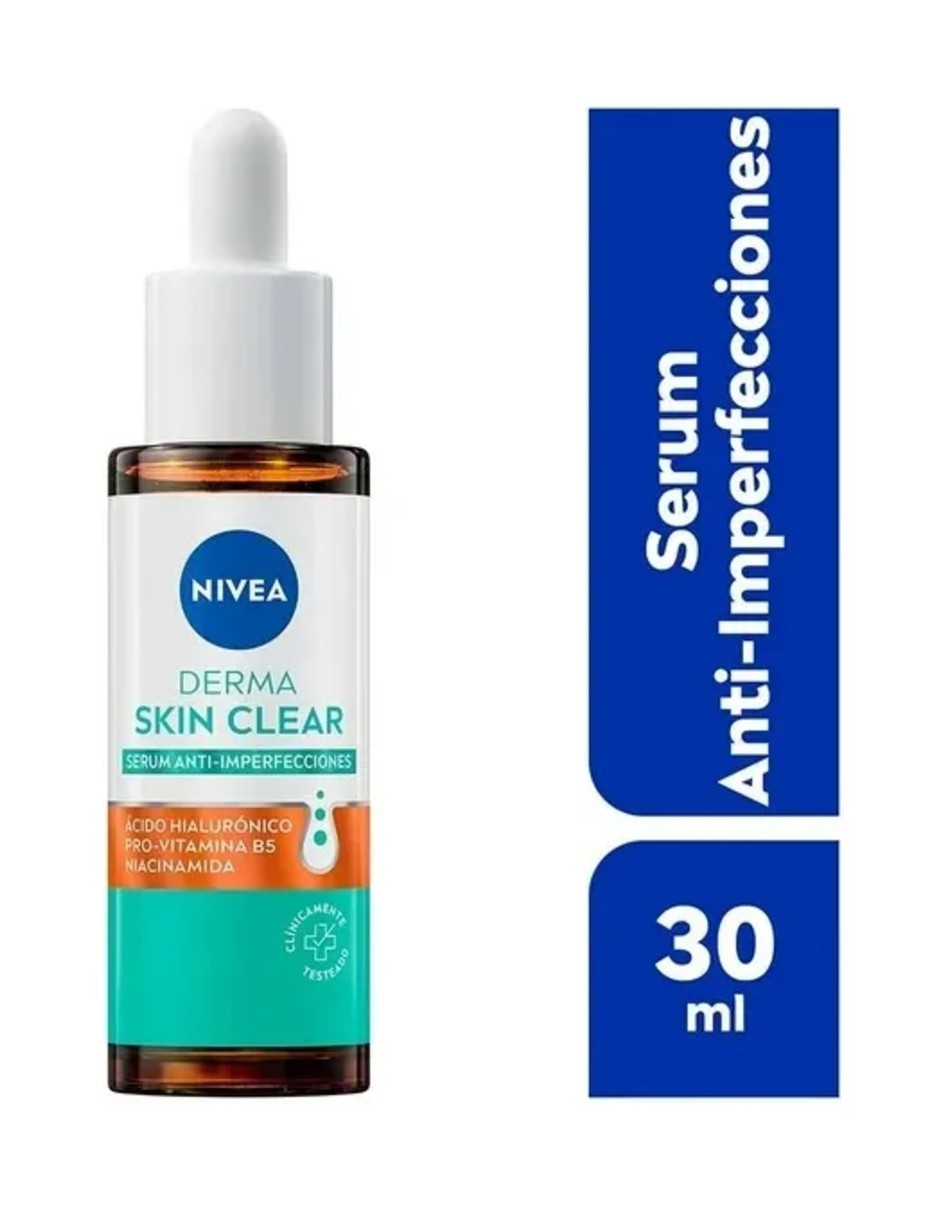 Nivea Derma Skin Clear S&eacute;rum Antiimperfecciones 30 ml D&iacute;a y Noche Todo Tipo de Piel image number null