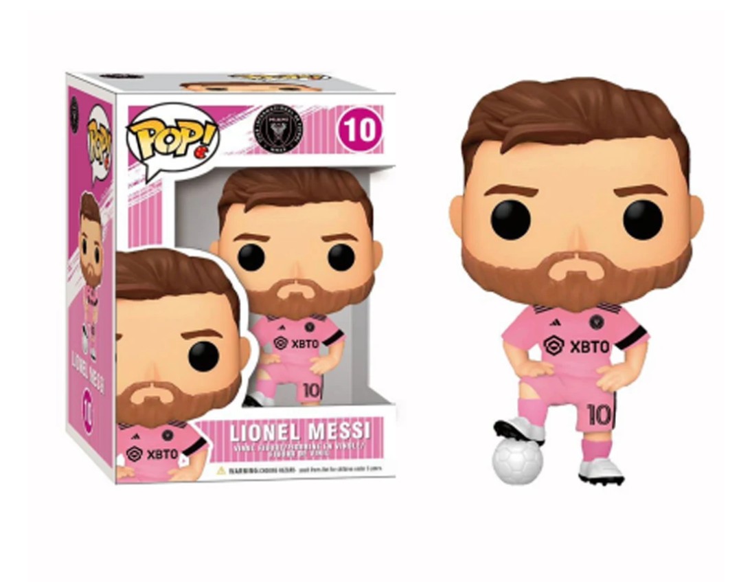 Funko Pop F&uacute;tbol Lionel Messi Inter De Miami Playera Rosa image number null