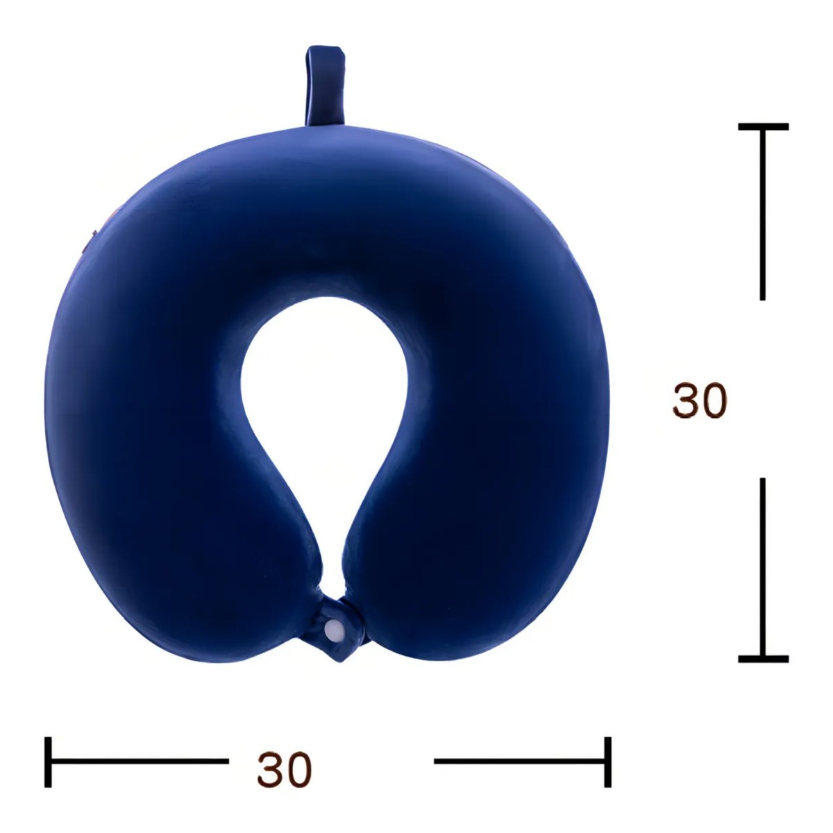 C&oacute;modo Coj&iacute;n Para El Cuello Almohada De Espuma Viscoel&aacute;stica Azul image number null