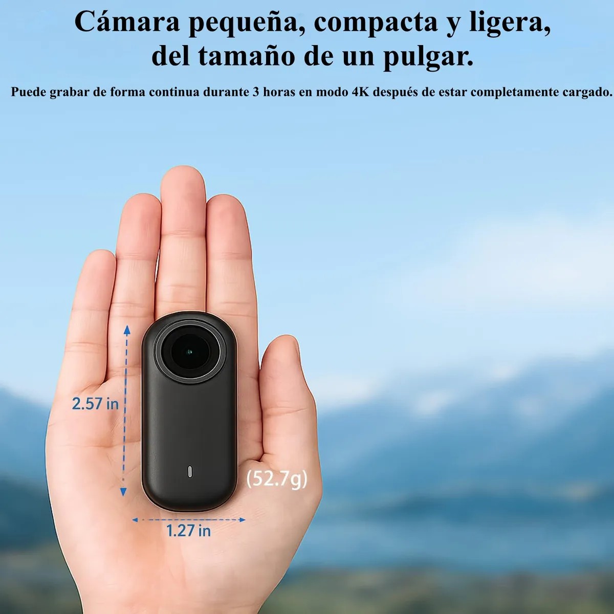 4k C&aacute;mara De Acci&oacute;n Mini C&aacute;mara Corporal Impermeable Deportiva Wifi C&aacute;mara V&iacute;deo,Battery 1000mah,Mini c&aacute;mara image number null