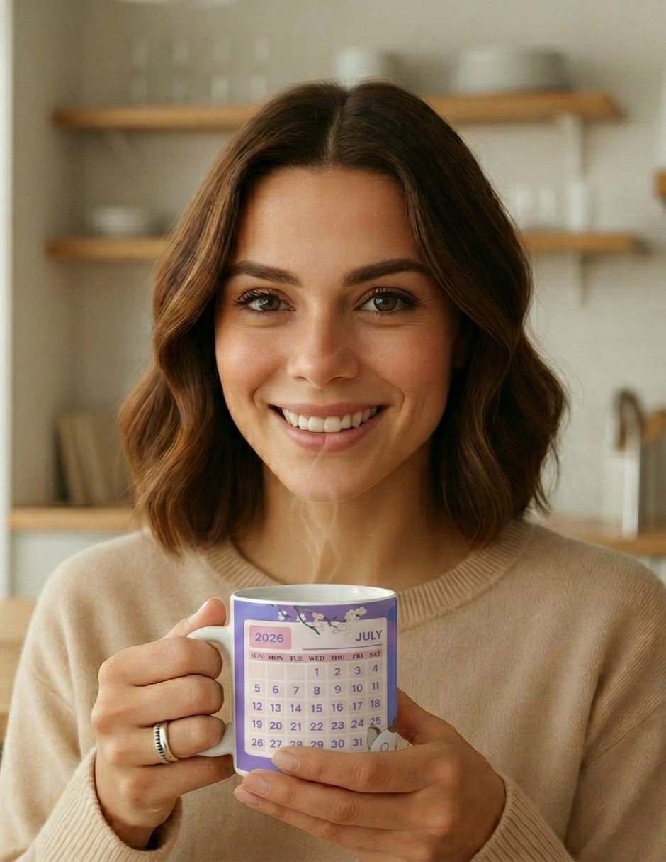 Taza de cer&aacute;mica 445 ml Julio 2026 TINK image number null
