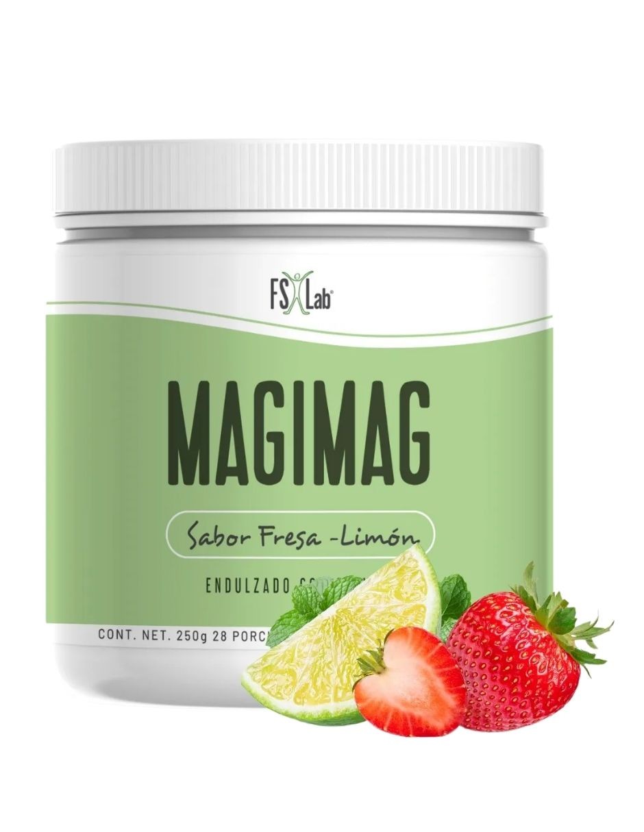 Magimag Citrato De Magnesio En Polvo Naturalslim Sabor Fresa/Lim&oacute;n image number null