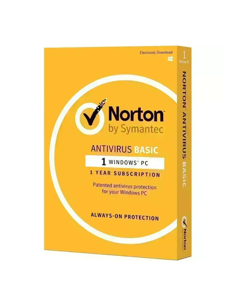 NORTON ANTIVIRUS BASICO 1 A&Ntilde;O 1 US image number null