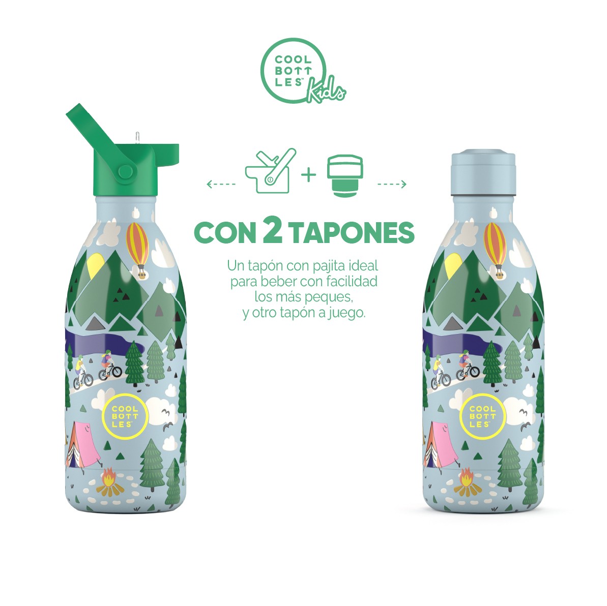 Cool Bottles Botella Termo Kids Outdoor Adventure 500 Ml image number null