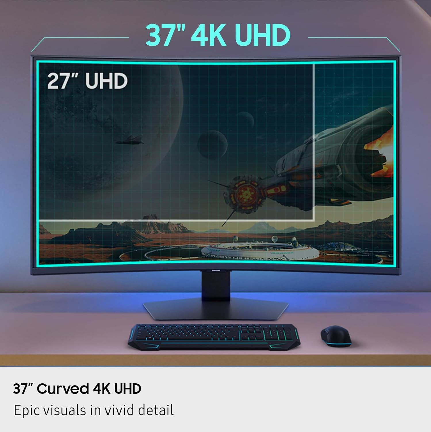 Monitor Curvo Samsung Odyssey G7 G75F 37" UHD 4K, 165Hz, 1ms, HDR600, HDMI 2.1 LS37FG75DENXZA image number null