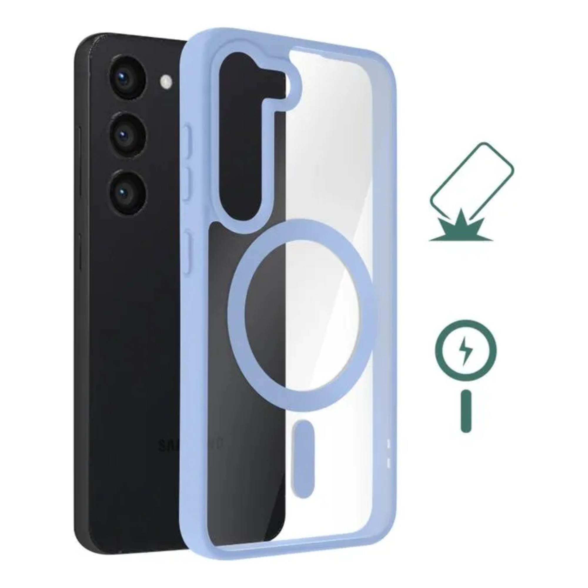 Funda Transparente Color Clear Case Compatible Para Samsung Galaxy S26 Series Compatible con Magsafe Diferentes Colores image number null