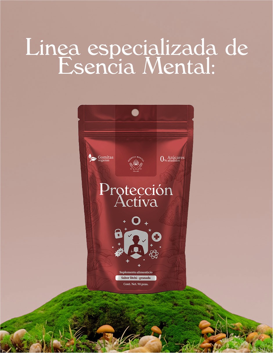 Gomitas "Protecci&oacute;n Activa" con Betaglucano, Espirulina, Vitamina C, Zinc y m&aacute;s | Esencia Mental image number null
