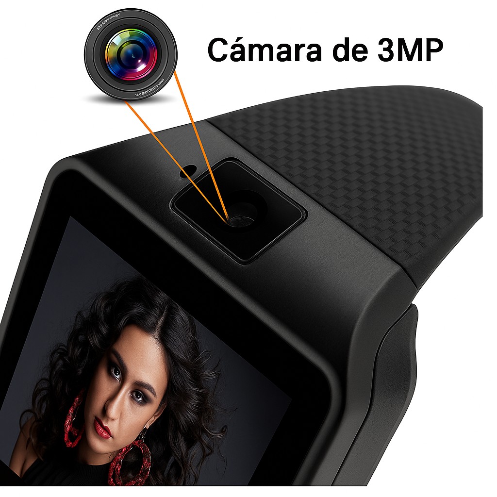 Smartwatch DZ09 Bluetooth con C&aacute;mara y Llamadas Pantalla Touch Compatible Android Negro COMERLIV image number null