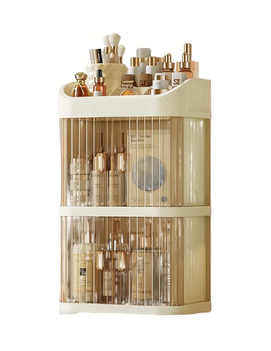 Organizador De Maquillaje 3 Capas Con Puerta Transparente image number null