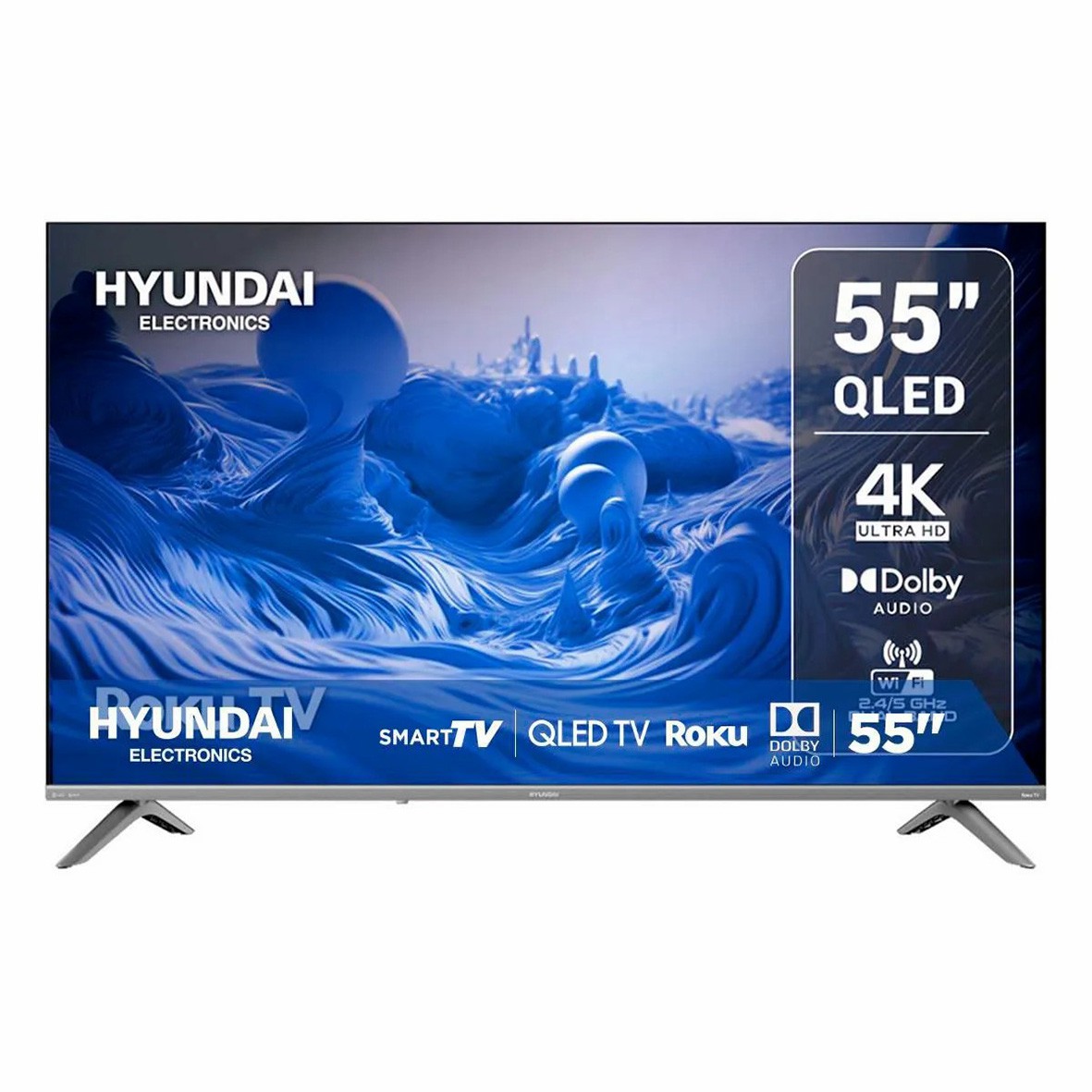 Pantalla Hyundai HYLED5531QR 55 pulgadas Smart TV 4K Roku TV ORTY13 image number null
