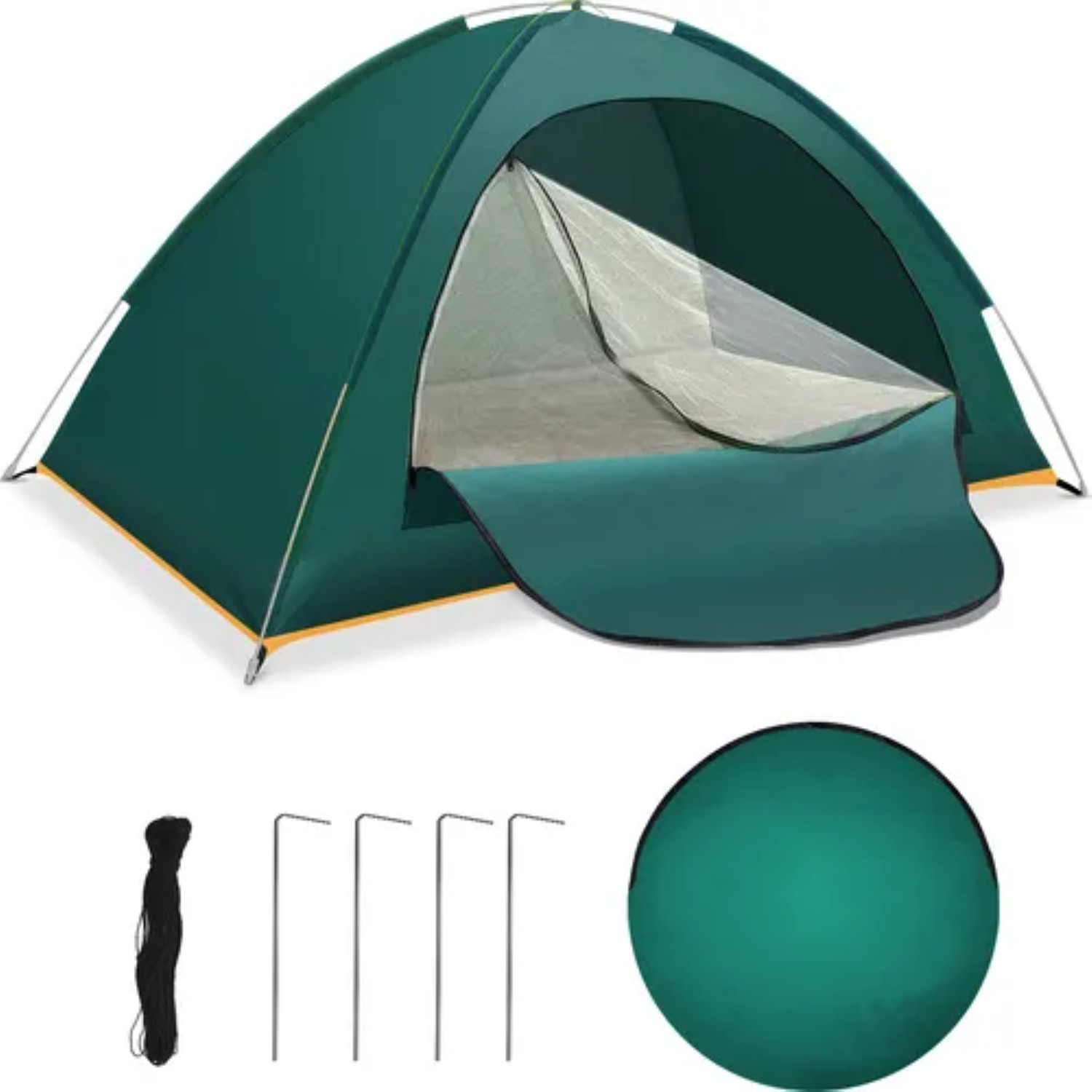 "Tiendas Casa Campa&ntilde;a 2 Personas verde musgo " image number null