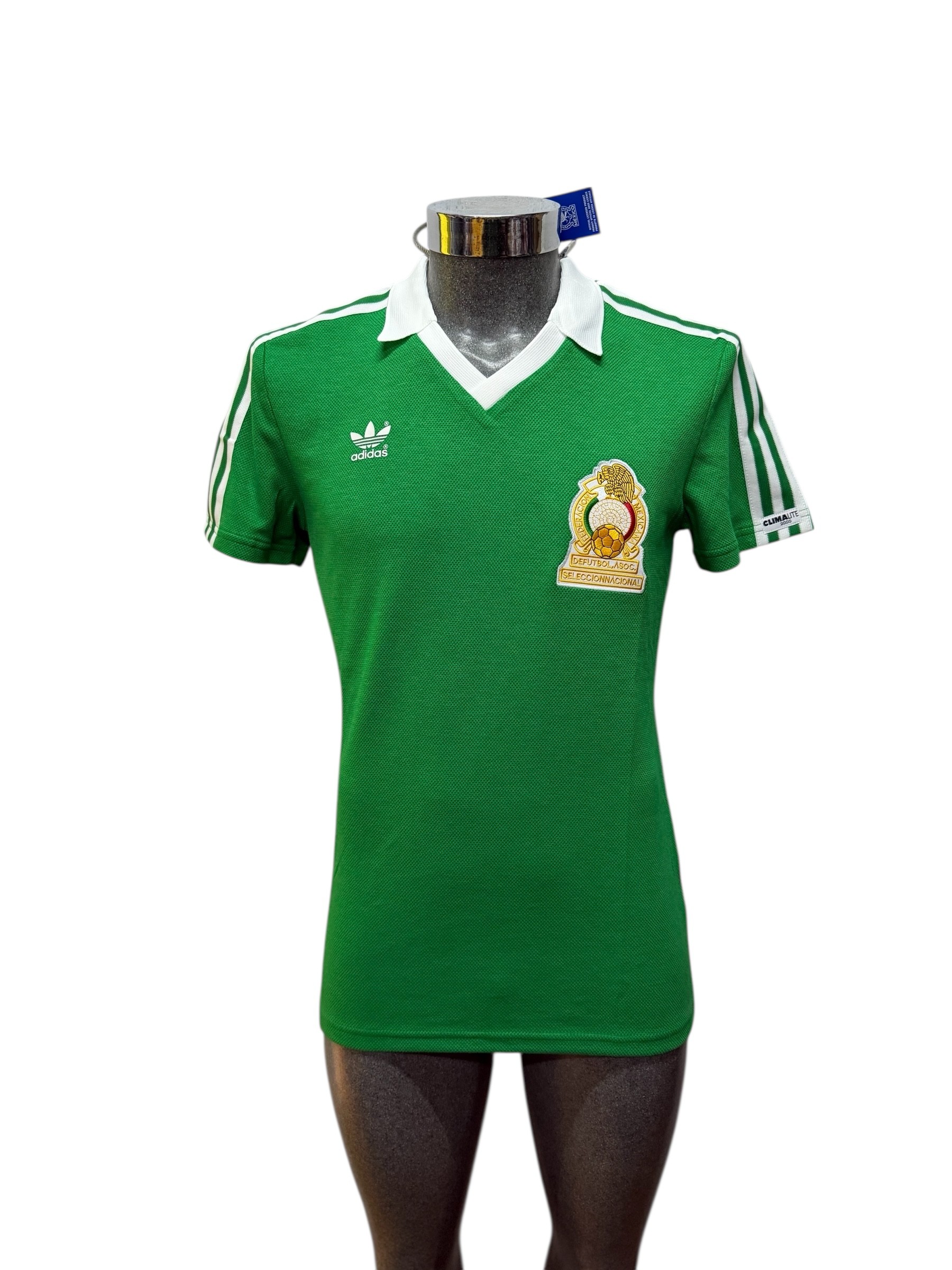 Jersey Original Adidas Selecci&oacute;n Mexicana retro mundial 1986 #9 JN3710 image number null