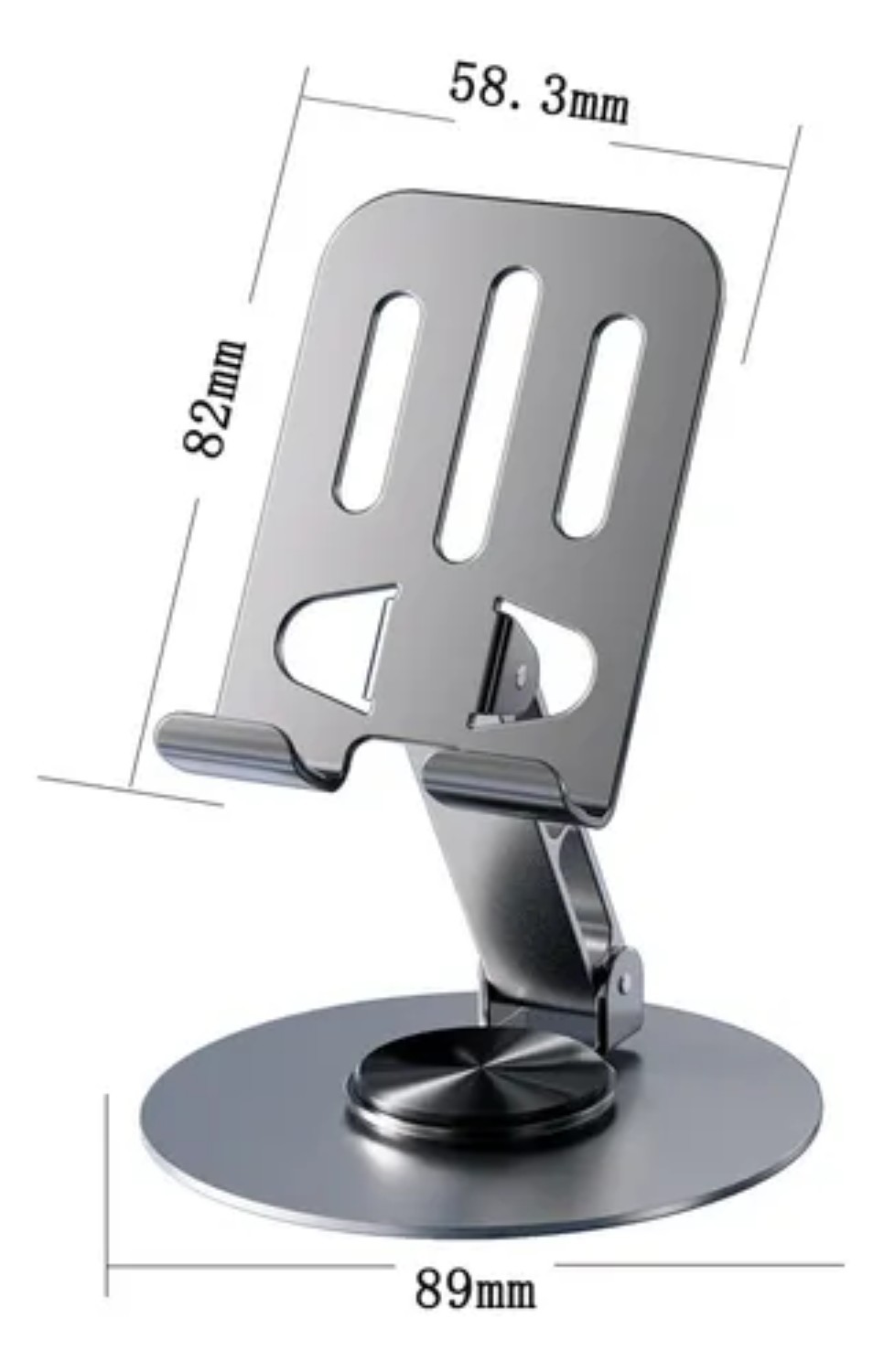 Metal Soporte De Celular Porta Celular Escritorio Giratorio image number null