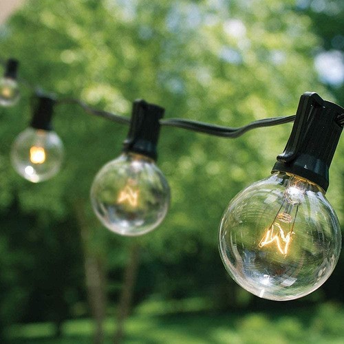 Guirnalda De Luces 25+2 Focos Exterior Vintage Impermeable. image number null