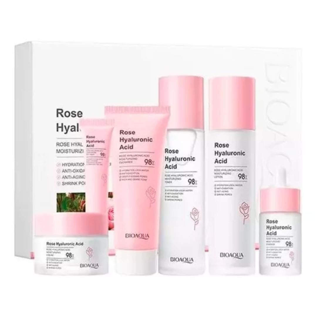 Set 6 Piezas Bioaqua Skincare Con Extracto De Rosas image number null