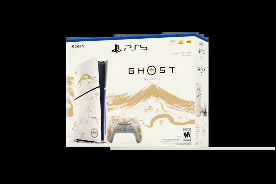 Consola Playstation Sony 5 Edici&oacute;n Limitada Ghost of Yotey image number null