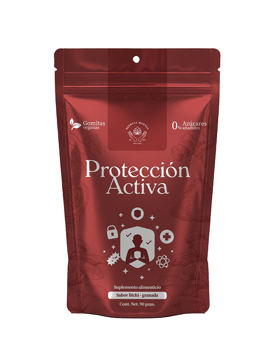 Gomitas "Protecci&oacute;n Activa" con Betaglucano, Espirulina, Vitamina C, Zinc y m&aacute;s | Esencia Mental image number null