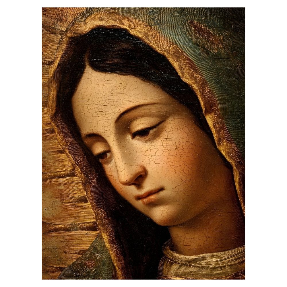 Cuadro Decorativo Religioso 20x30cm V&iacute;rgen de Guadalupe image number null
