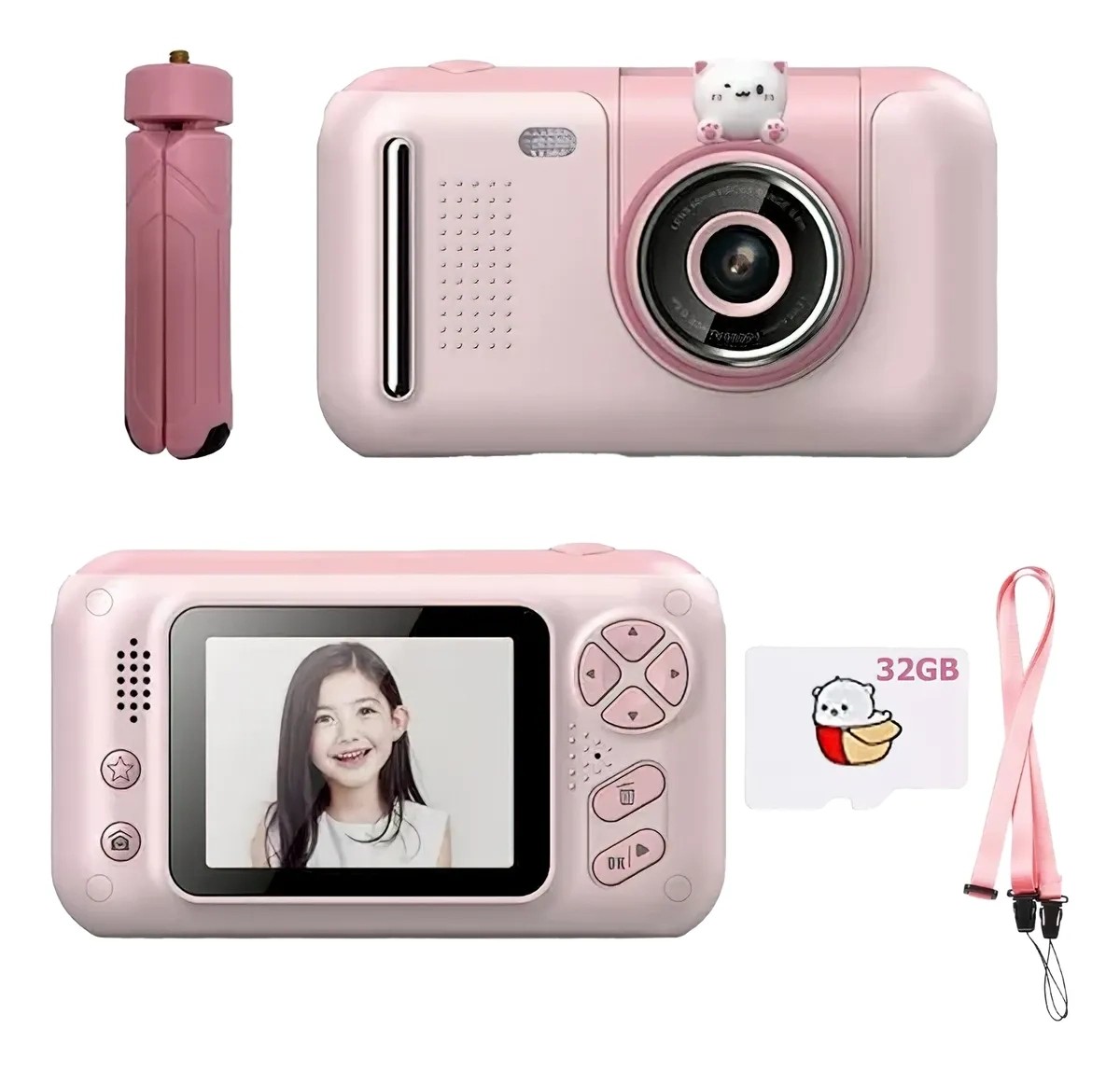 Camara Fotografica Digital Infantil Mini Ni&ntilde;os Videos Fotos En Polvo (con Maquillaje) image number null