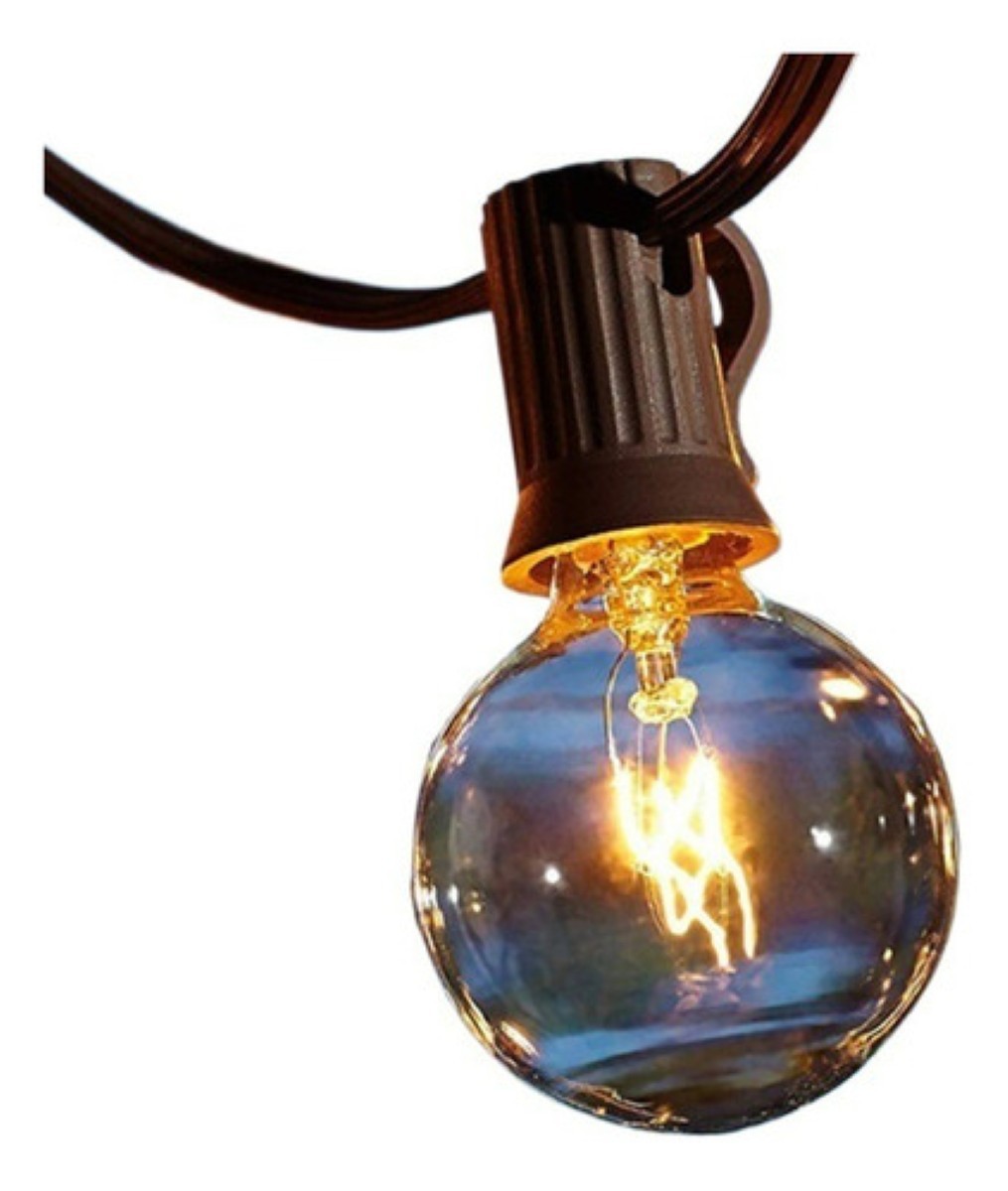 Led Guirnalda De Luces 25+2 Focos De Exterior Vintage 15m image number null