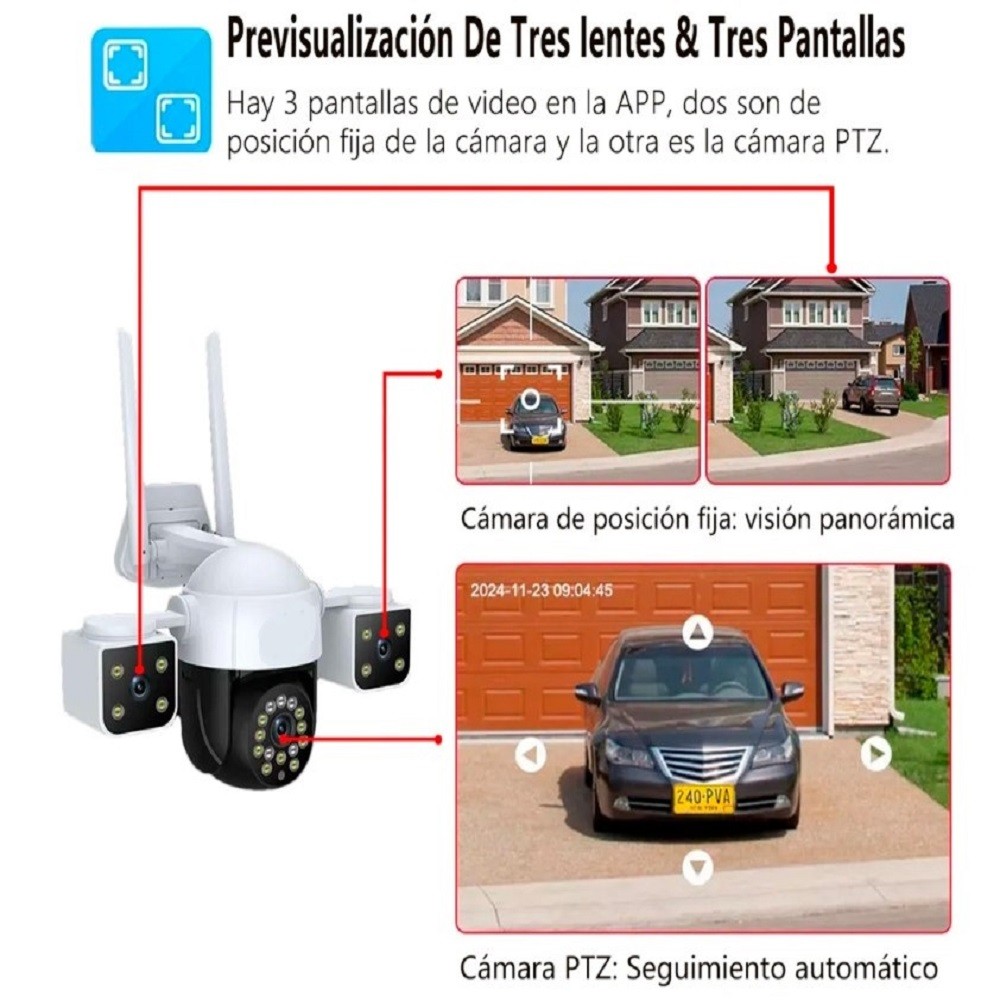Camara de Seguridad 3 en 1 image number null