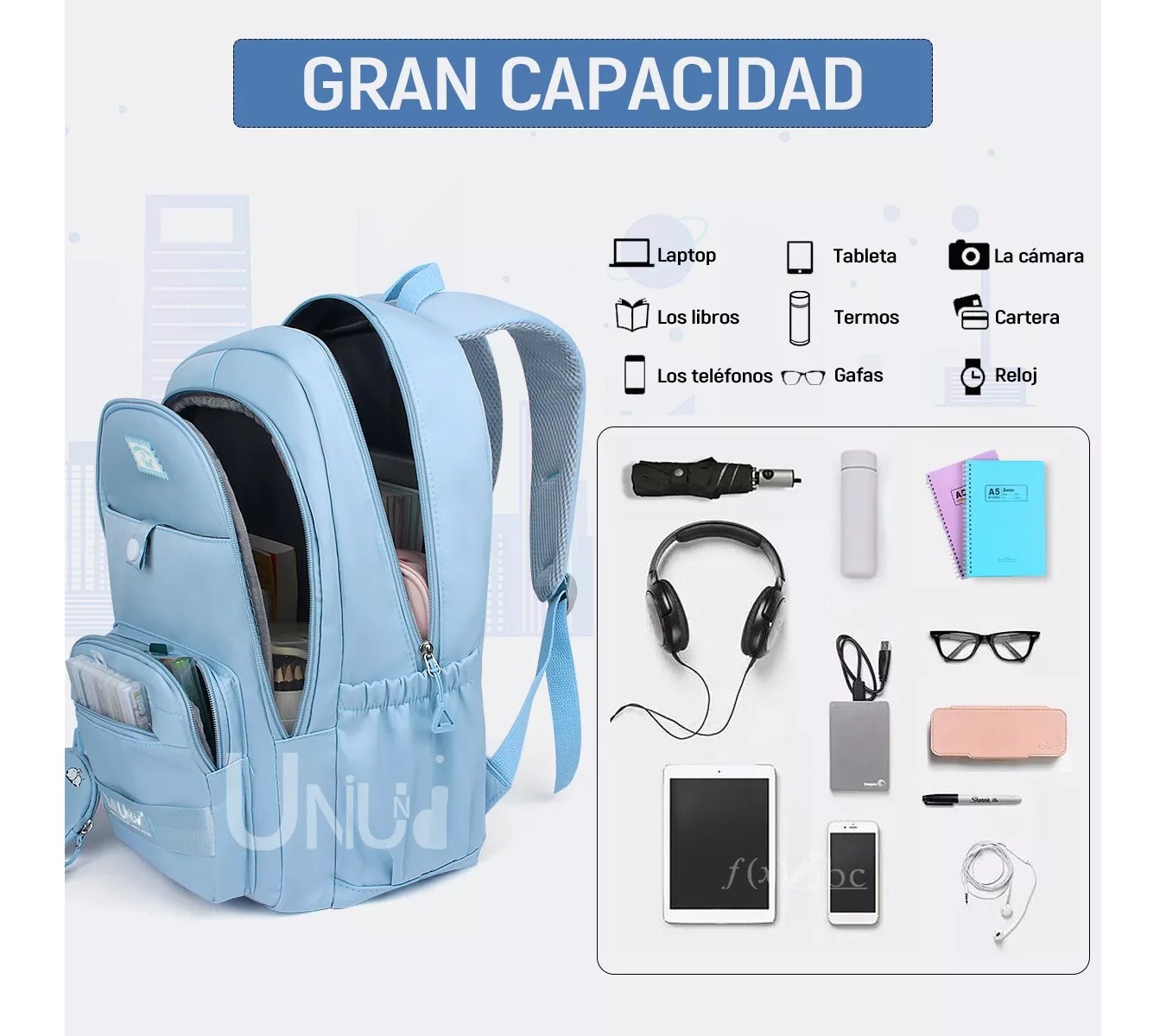 M Mochila Escolar Viaje Bolsa Juvenil De Moda Estilo Coreana Para Laptop Kawaii Impermeable De Moda. image number null