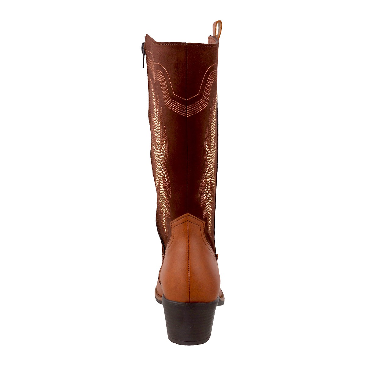 Bota Vaquera para Dama Dominiq Mod. 21151 Bordado y Estoperoles image number null