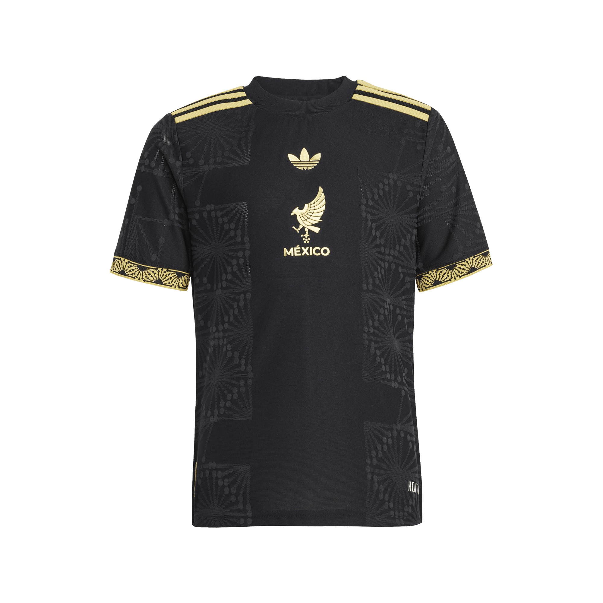 Jersey Original adidas ni&ntilde;o Selecci&oacute;n Mexicana jugador 3era negra 2025 JM2535 image number null