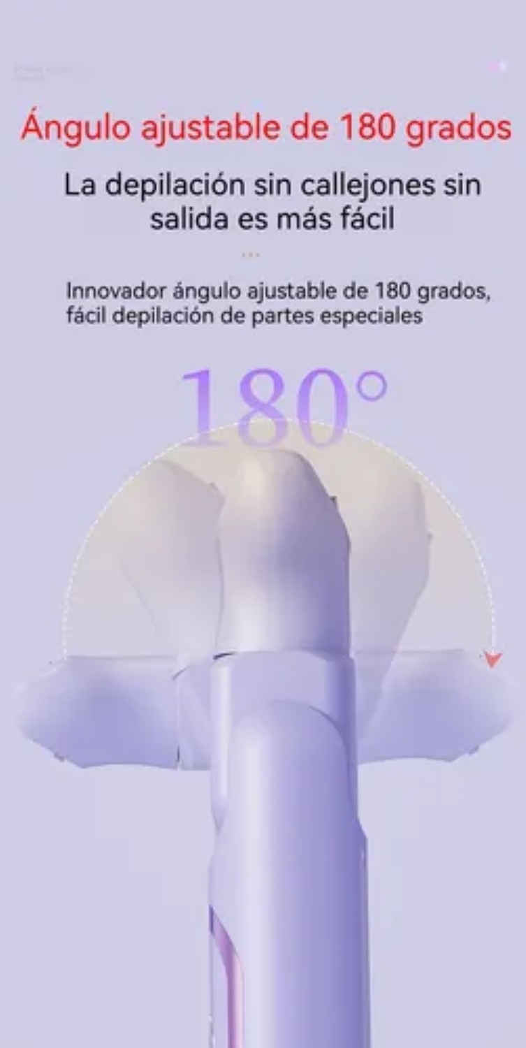 Depiladora El&eacute;ctrica Para Mujer 5 En 1 Blanco Morado image number null