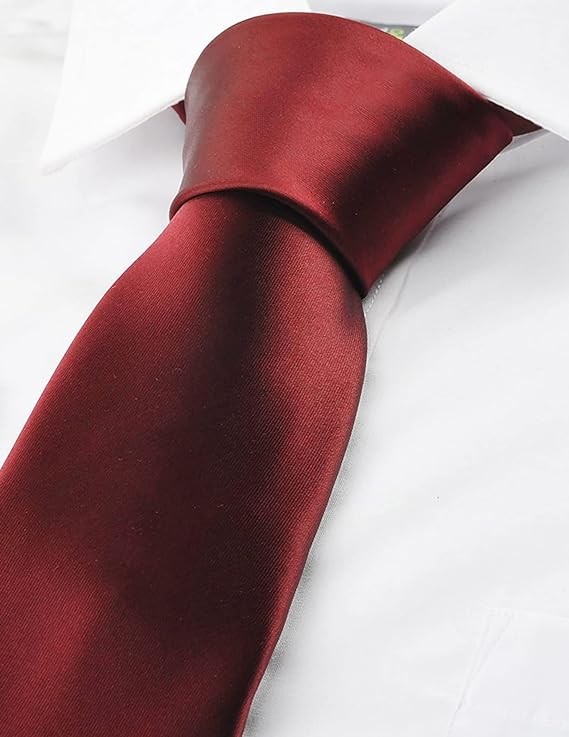 Corbatas de Sat&eacute;n para Hombre, Corbata Lisas Slim Delgada para Caballero, Accesorio Elegante de Alta Calidad para Trajes, Regalo Perfecto para Marido, Padre o Amigo. image number null