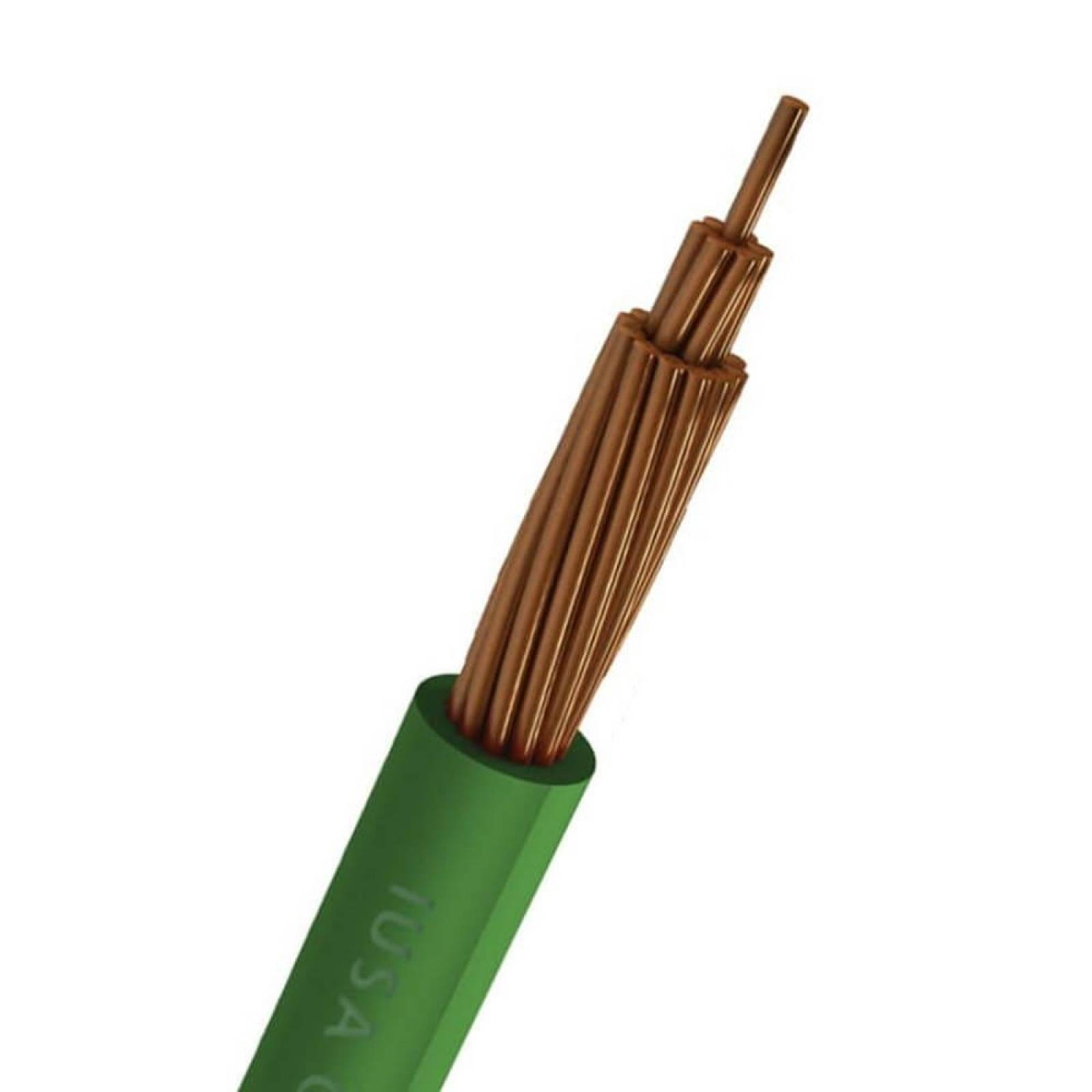 Cable THW-LS/THHW-LS CE RoHS 8 AWG en caja color verde image number null