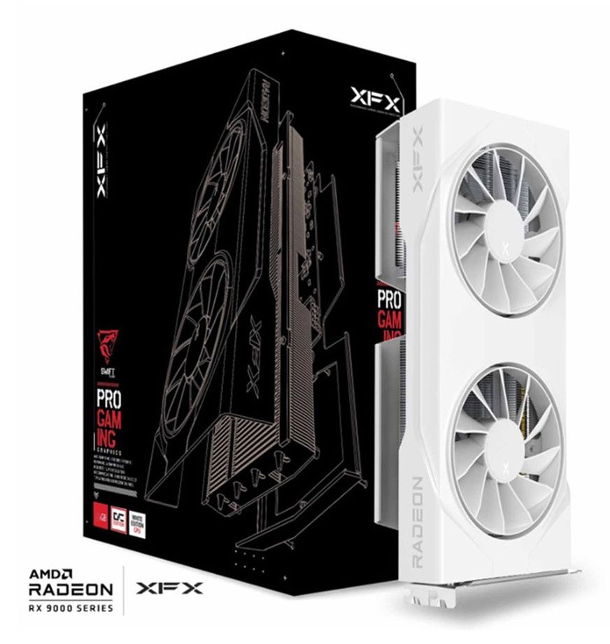 Tarjeta de Video XFX AMD Radeon RX 9060 XT SWIFT OC, 8GB 128-bit GDDR6, PCI Express x16 5.0 image number null
