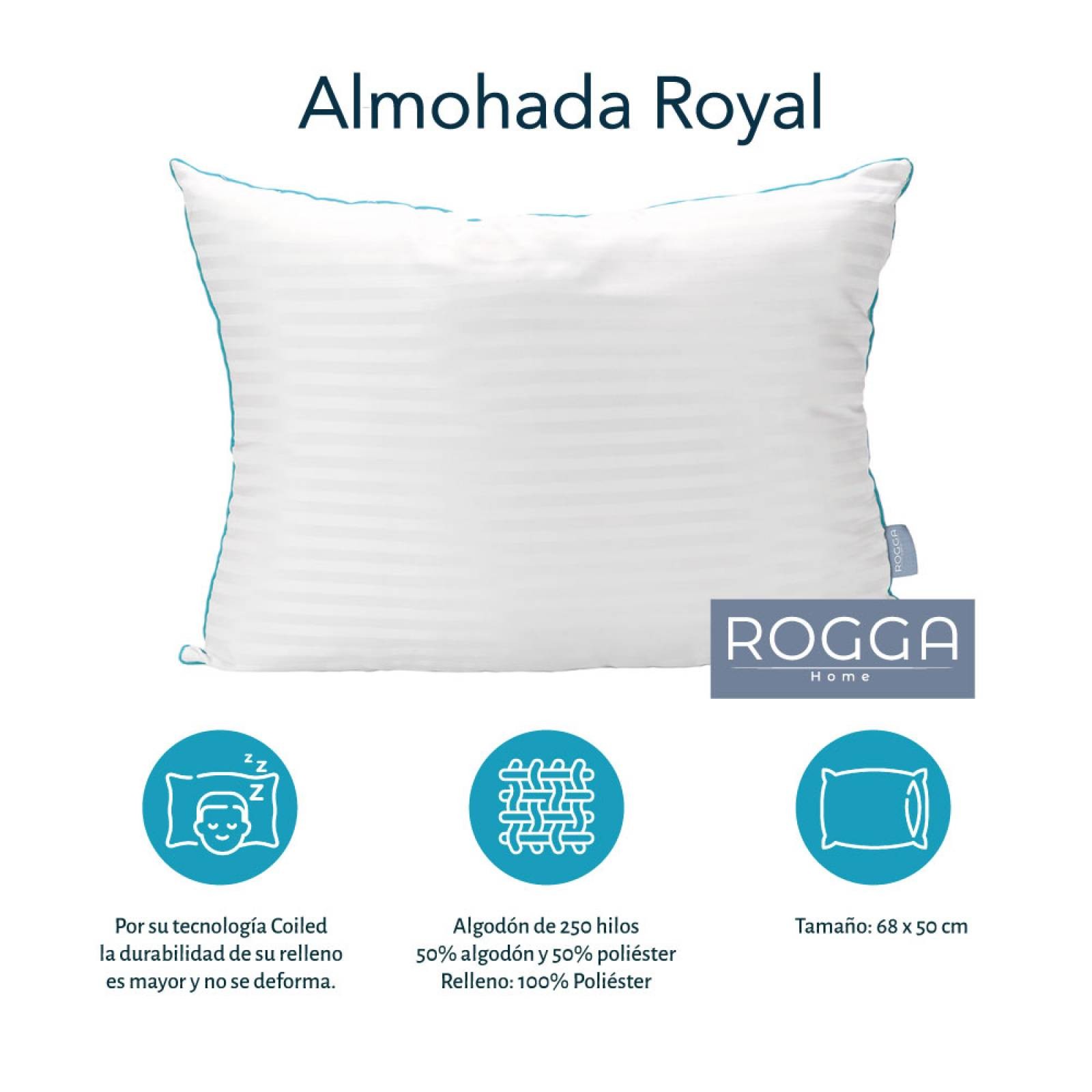 Edred&oacute;n Individual Dicasa Couzy Azul Marino con Gris, S&aacute;banas Royal Gris, Protector Lux y Almohada Royal image number null