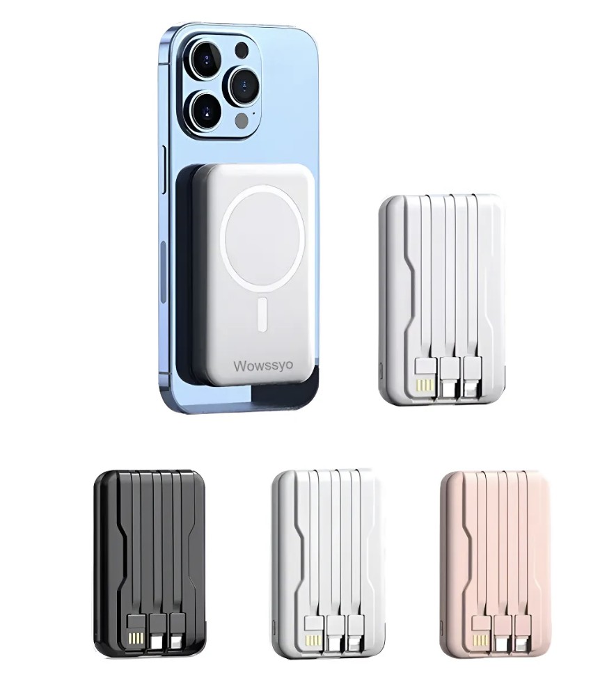 Power Bank Pila Bater&iacute;a Carga Inal&aacute;mbrica 10000 Para iPhone BLANCO image number null