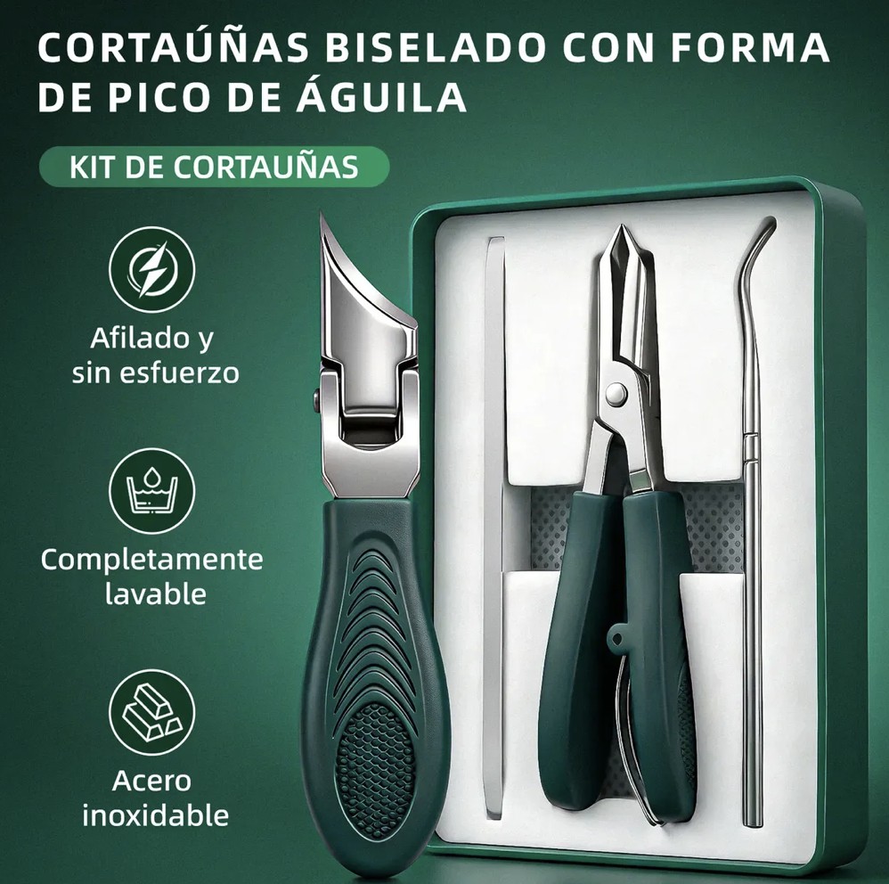 Corta&uacute;&ntilde;as Biselado Con Forma De Pico De &Aacute;guila, Corta&uacute;&ntilde;as VERDE image number null