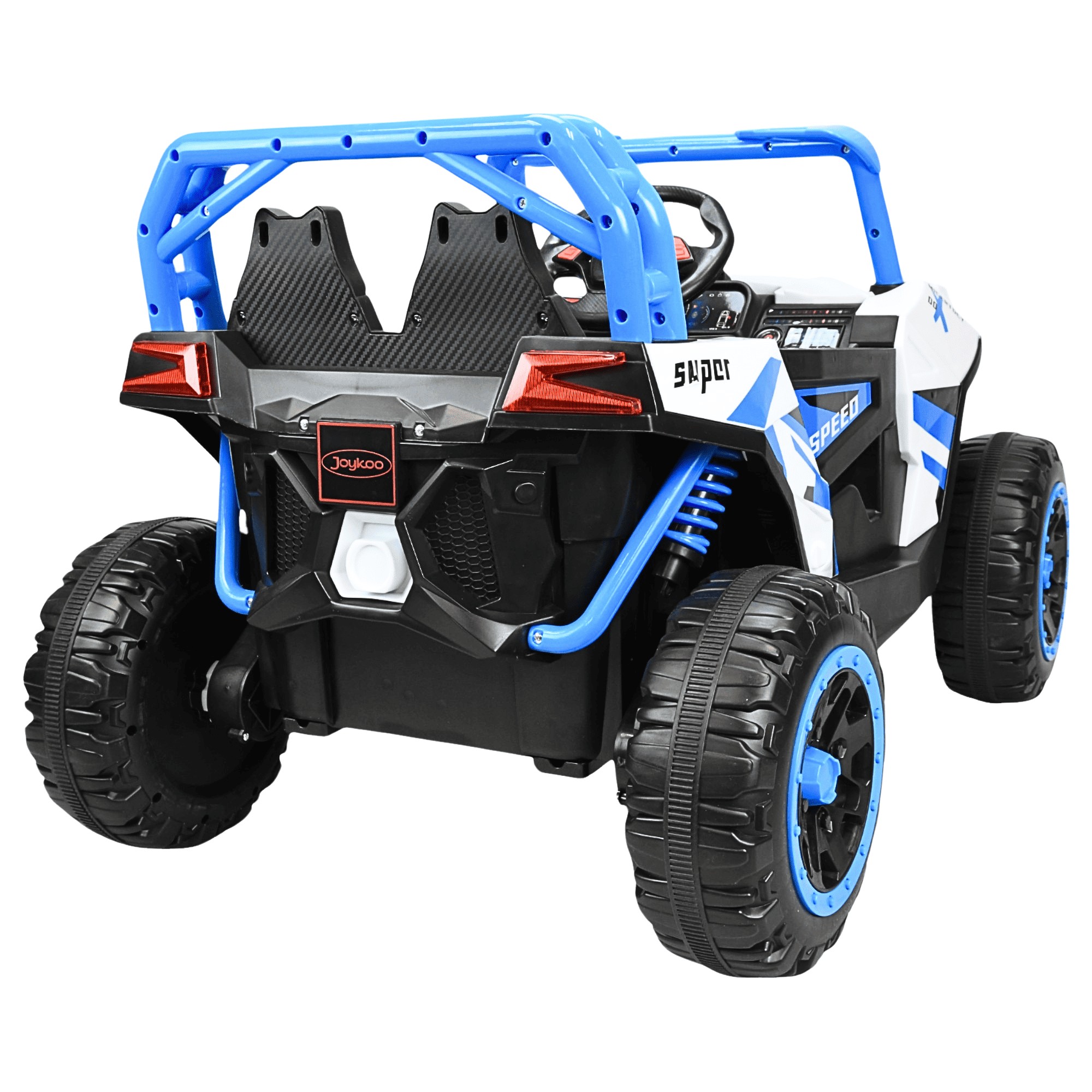 Montable El&eacute;ctrico para Ni&ntilde;os 4x4 Luz Sonido Bluetooth Control Remoto 12v - Azul image number null