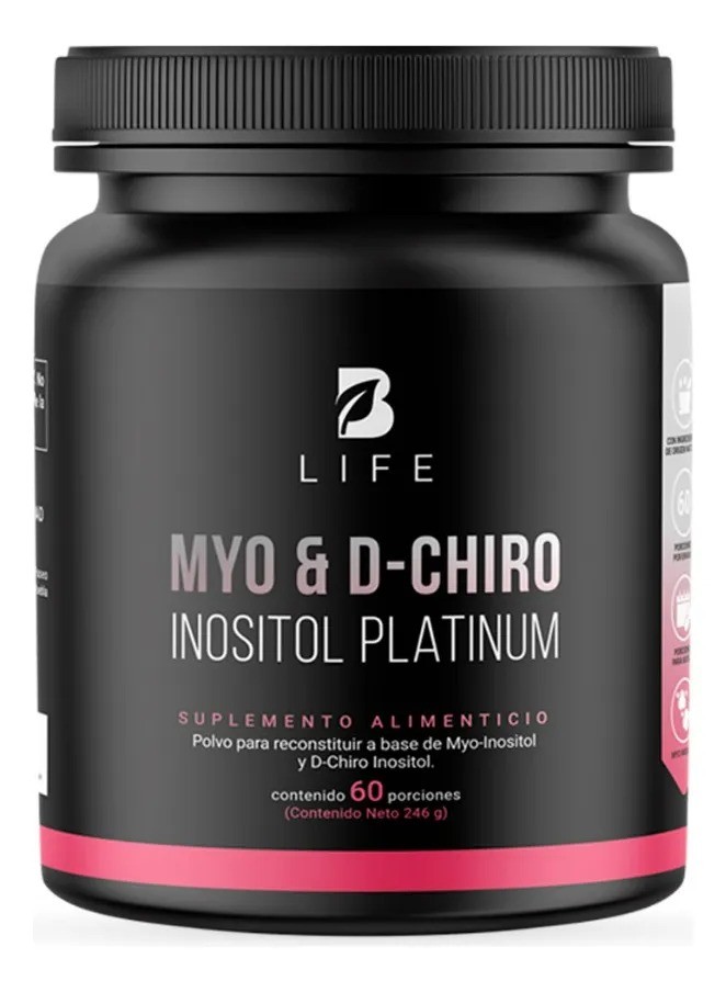 Myo Y D-chiro Inositol 246g Mezcla 40:1 Myo Inositol. B Life Sabor Sin sabor image number null