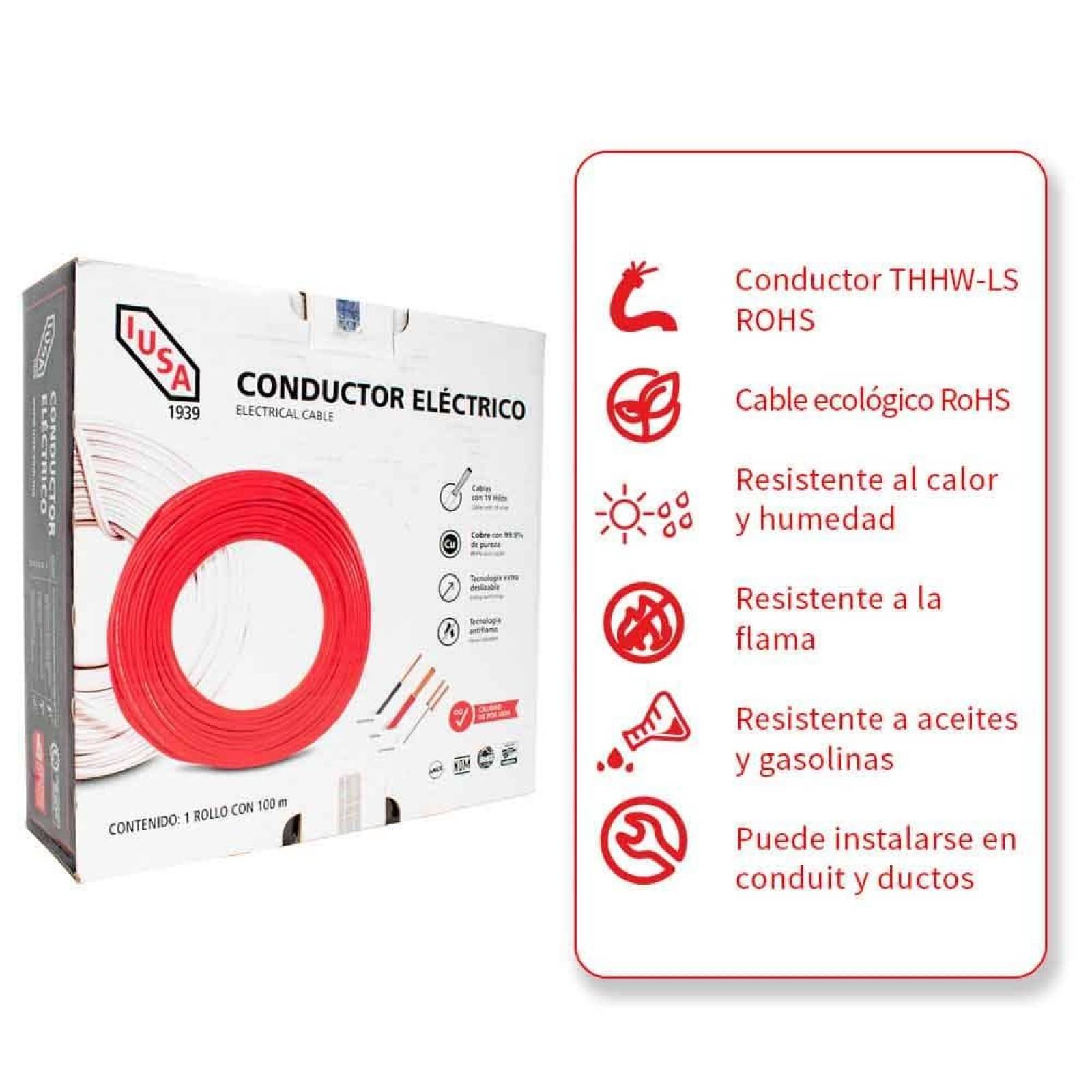 Cable THW-LS/THHW-LS CE RoHS 8 AWG en caja color verde image number null