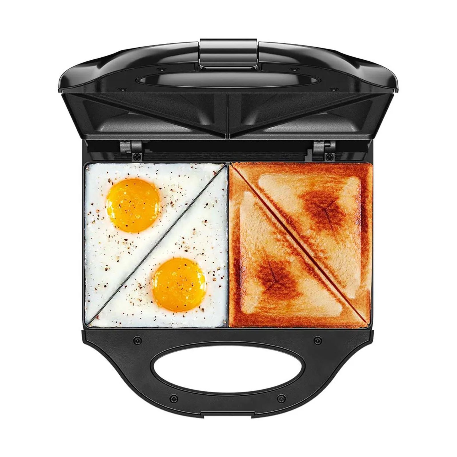 Sandwichera El&eacute;ctrica Chefman Negra RJ01-V2-SM-MX image number null